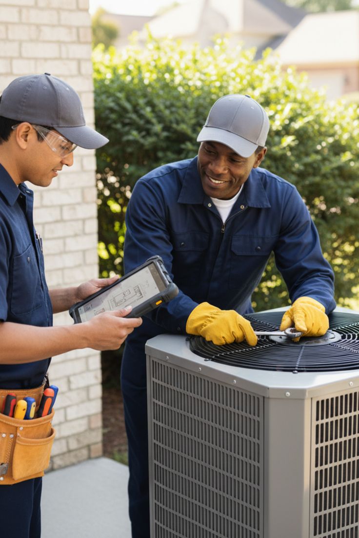 ClimateControl Pro HVAC technicians team